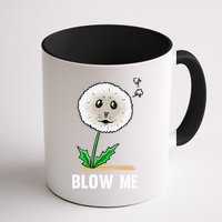 Funny Blow Me Seal Face Dandelion Meme Mug
