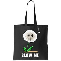 Funny Blow Me Seal Face Dandelion Meme Bag
