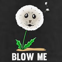 Funny Blow Me Seal Face Dandelion Meme Tumbler