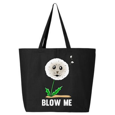 Funny Blow Me Seal Face Dandelion Meme 25L Jumbo Tote