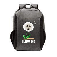 Funny Blow Me Seal Face Dandelion Meme Vector Backpack