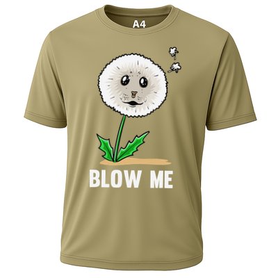 Funny Blow Me Seal Face Dandelion Meme Performance Shirt