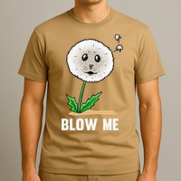 Funny Blow Me Seal Face Dandelion Meme T-Shirt