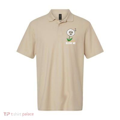 Funny Blow Me Seal Face Dandelion Meme Polo