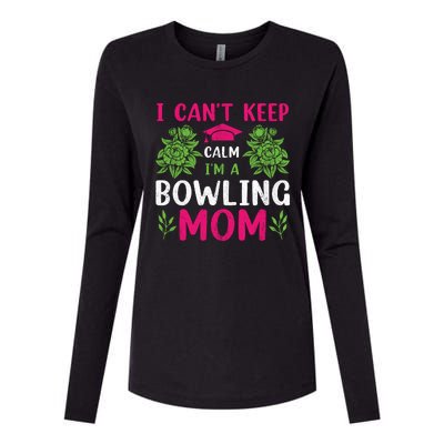 Funny Bowling Mom Bowling Gifts Bowling Slogans Womens Cotton Relaxed Long Sleeve T-Shirt