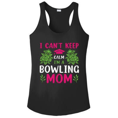 Funny Bowling Mom Bowling Gifts Bowling Slogans Ladies PosiCharge Competitor Racerback Tank