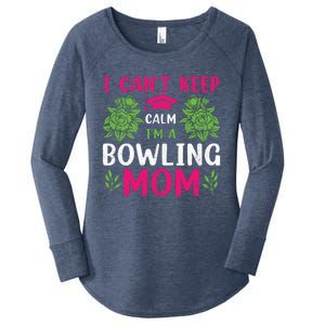 Funny Bowling Mom Bowling Gifts Bowling Slogans Women's Perfect Tri Tunic Long Sleeve Shirt