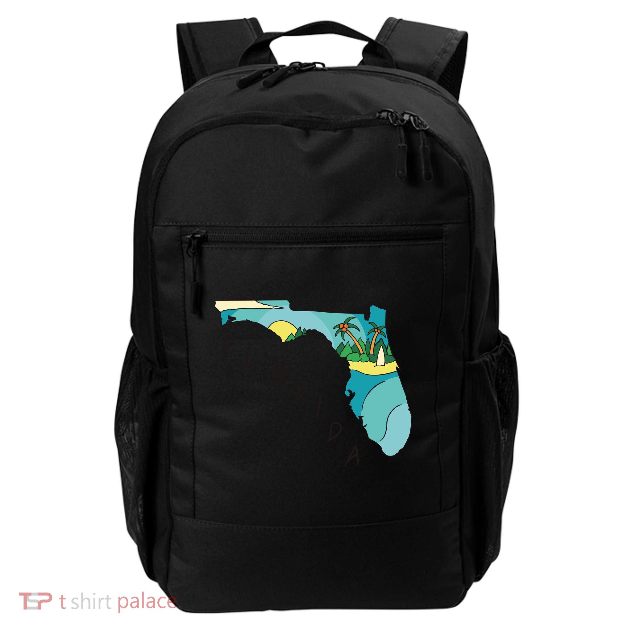 Florida Beach Map Backpack