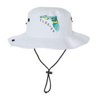 Florida Beach Map Bucket Hat