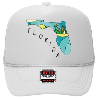 Florida Beach Map Trucker Hat