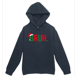 Funny Bruh Merry Christmas Pajama Family Meme Xmas Urban Pullover Hoodie