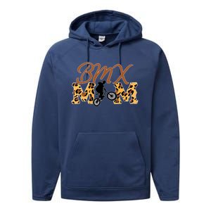 Funny Bmx Mom Bmx Bike Gift Performance Fleece Hoodie