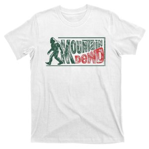 Funny Bigfoot Mountain Dude Hiking Camping Retro Gift T-Shirt