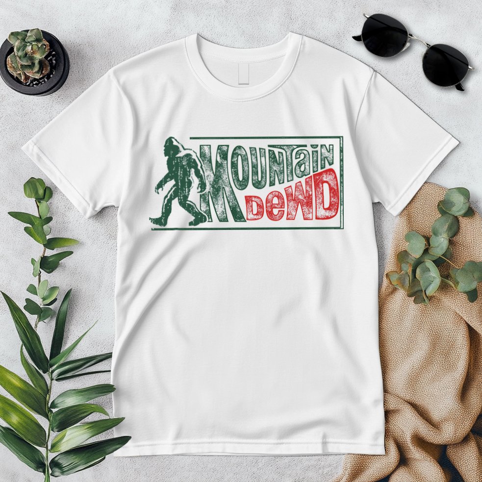 Funny Bigfoot Mountain Dude Hiking Camping Retro Gift Premium T-Shirt