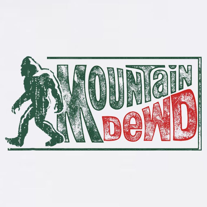 Funny Bigfoot Mountain Dude Hiking Camping Retro Gift Ladies Long Sleeve Shirt