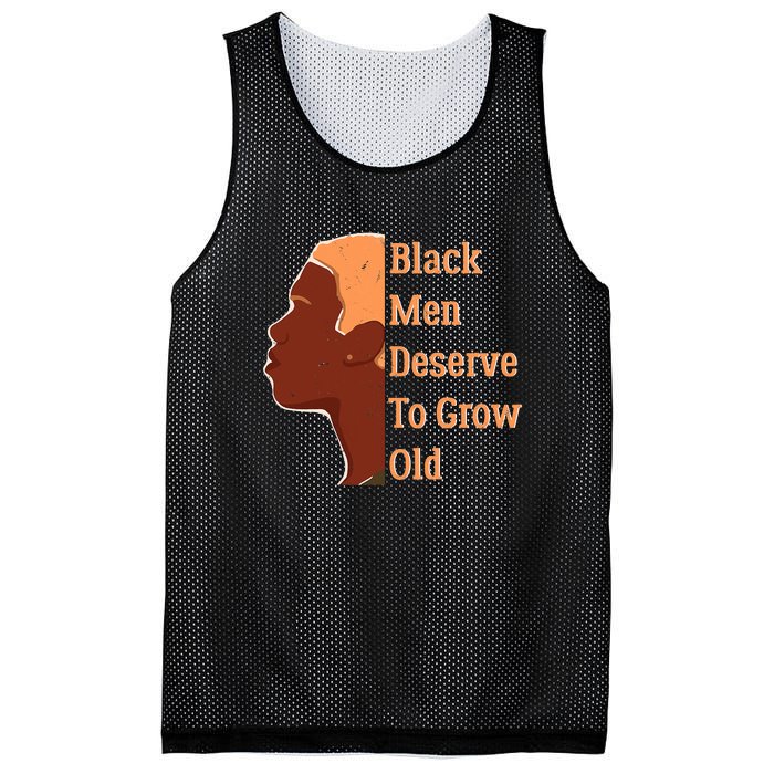 Funny Black M.e.n Deserve To Grow Old Black History Month Mesh Reversible Basketball Jersey Tank