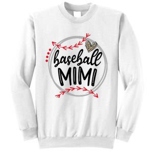 Funny Baseball Mimi Leopard Baseball Lovers Sweatshirt