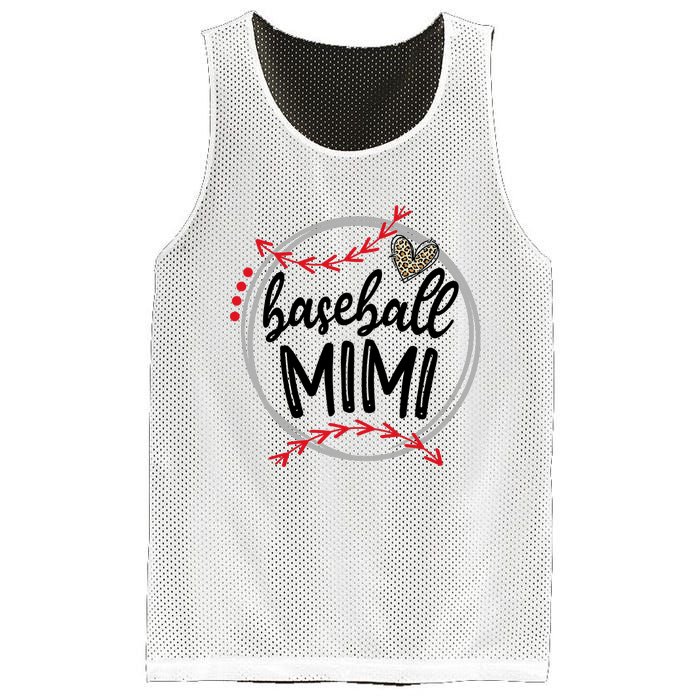 Funny Baseball Mimi Leopard Baseball Lovers Mesh Reversible Basketball Jersey Tank