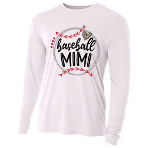 Funny Baseball Mimi Leopard Baseball Lovers Cooling Performance Long Sleeve Crew