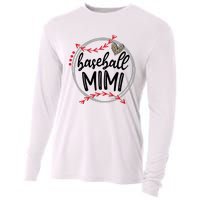 Funny Baseball Mimi Leopard Baseball Lovers Cooling Performance Long Sleeve Crew