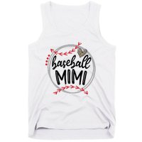 Funny Baseball Mimi Leopard Baseball Lovers Tank Top