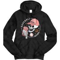 Funny Baseball Mama Skull Happy Mother's Day Funny Gift Tie Dye Hoodie