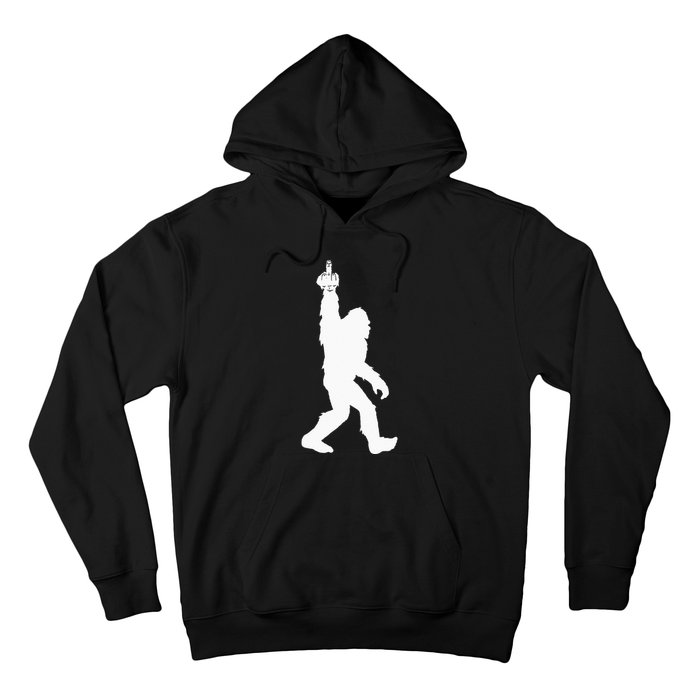 Funny Bigfoot Middle Finger For Squatch Believers Hoodie