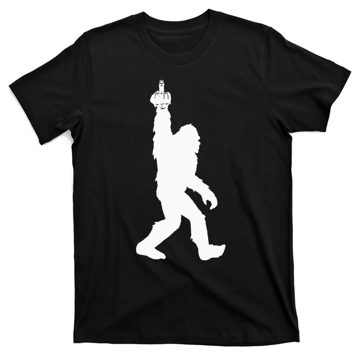 Funny Bigfoot Middle Finger For Squatch Believers T-Shirt