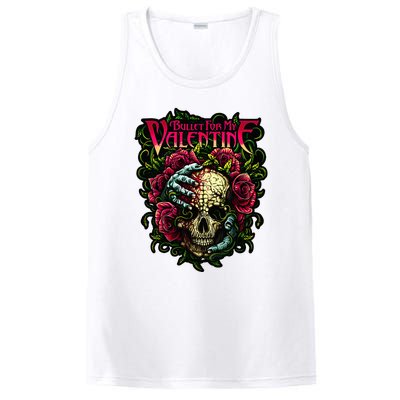 Funny Bullet My Valentine Skull Roses and Red Blood Horror PosiCharge Competitor Tank