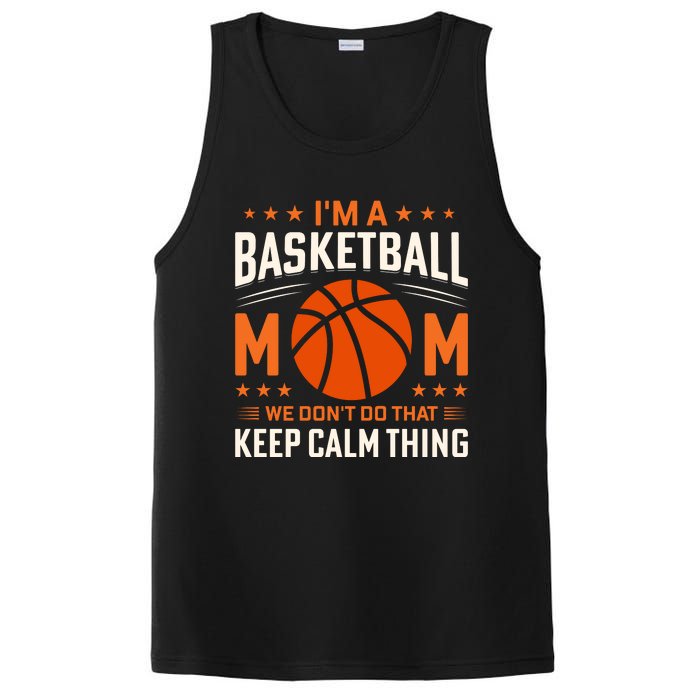 Funny Basketball Mom Slogan Funny Mothers Day PosiCharge Competitor Tank