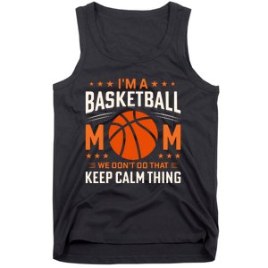 Funny Basketball Mom Slogan Funny Mothers Day Tank Top