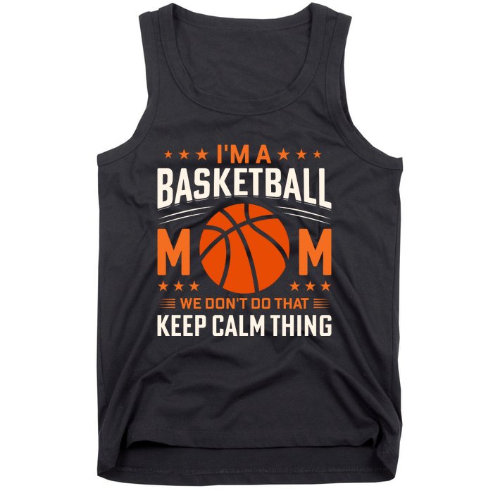 Funny Basketball Mom Slogan Funny Mothers Day Tank Top