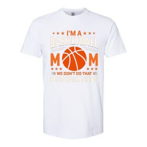 Funny Basketball Mom Slogan Funny Mothers Day Softstyle CVC T-Shirt