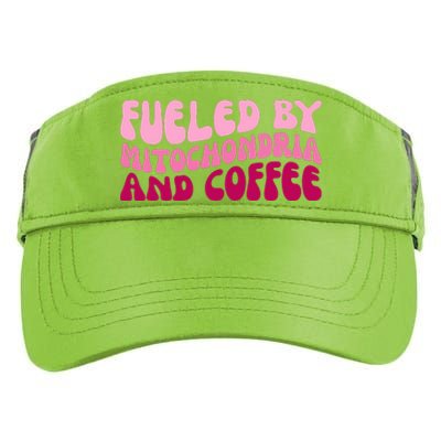 Fueled By Mitochondria And Coffee Funny Adult Drive Performance Visor