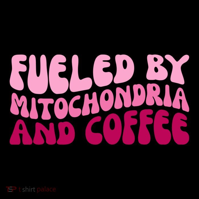 Fueled By Mitochondria And Coffee Funny Backpack