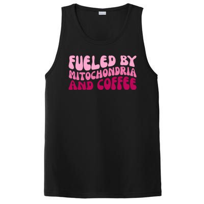 Fueled By Mitochondria And Coffee Funny PosiCharge Competitor Tank