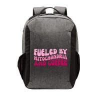 Fueled By Mitochondria And Coffee Funny Vector Backpack