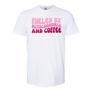 Fueled By Mitochondria And Coffee Funny Softstyle CVC T-Shirt