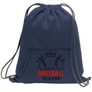 Funny Baseball Mom Baseball Mama Season Sweatshirt Cinch Pack Bag