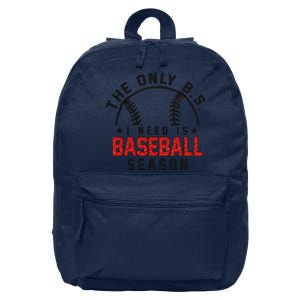 Funny Baseball Mom Baseball Mama Season 16 in Basic Backpack