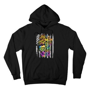 F Bomb Mom With Tattoos Pretty Eyes And Thick Thighs Skull Hoodie