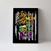 F Bomb Mom With Tattoos Pretty Eyes And Thick Thighs Skull Canvas