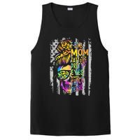 F Bomb Mom With Tattoos Pretty Eyes And Thick Thighs Skull PosiCharge Competitor Tank