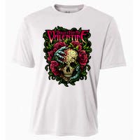 Funny Bullet My Valentine Skull Roses And Red Blood Horror Cooling Performance Crew T-Shirt