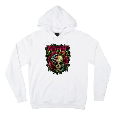 Funny Bullet My Valentine Skull Roses And Red Blood Horror Hoodie