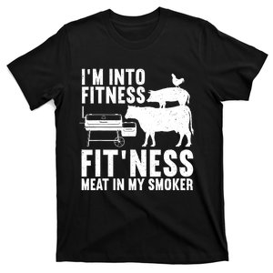 Funny Bbq Meat Smoking Art Barbeque Griller T-Shirt