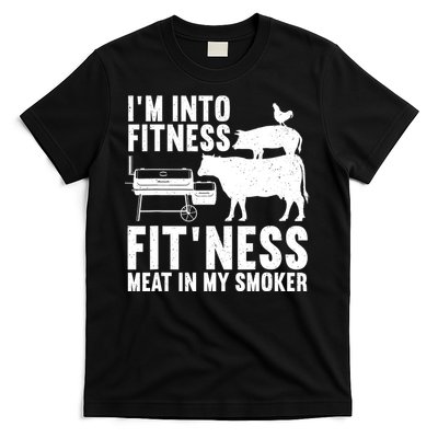 Funny Bbq Meat Smoking Art Barbeque Griller T-Shirt