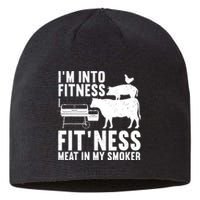 Funny Bbq Meat Smoking Art Barbeque Griller Sustainable Beanie