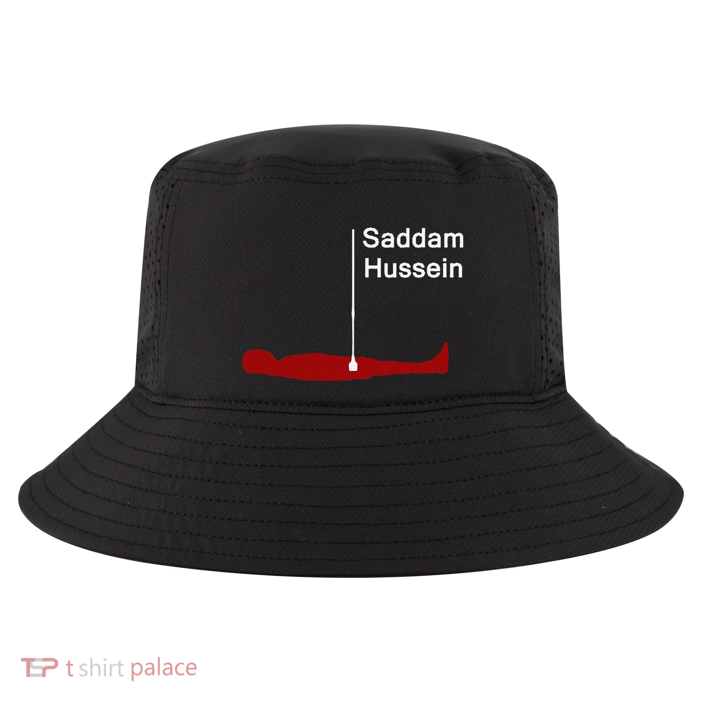 Funny Brainrot Meme Saddam HusseinS Hiding Spot Teen Joke Cool Comfort Performance Bucket Hat