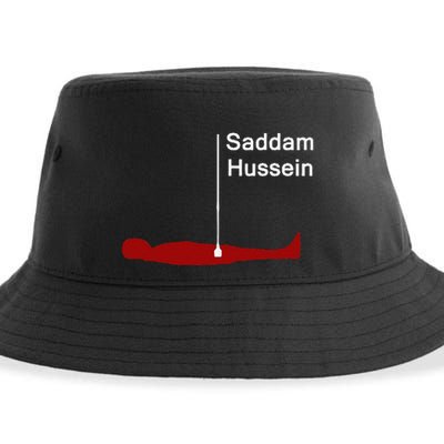 Funny Brainrot Meme Saddam HusseinS Hiding Spot Teen Joke Sustainable Bucket Hat